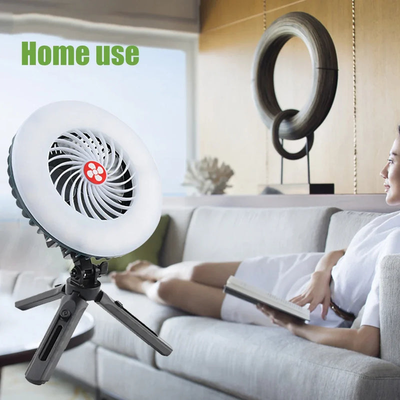 2in1 LED Ventilador Portátil